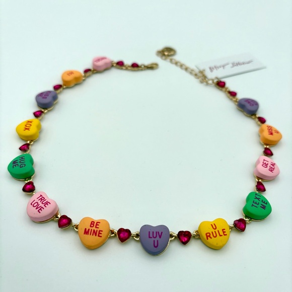 BETSEY JOHNSON Candy Heart Necklace 💖✨ - Picture 6 of 13